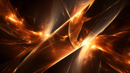 Poster - Abstract background featuring futuristic shapes and designs with vibrant color gradients and textures