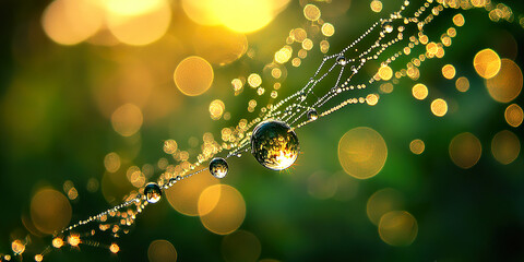 Dewdrop Spiderweb
