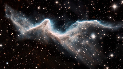 Wall Mural - Starry Black Sky
