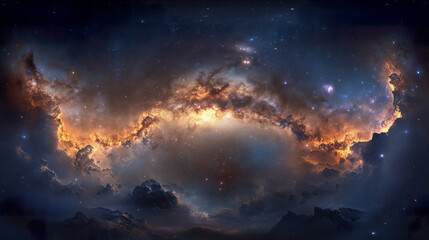 Wall Mural - Milky Way Night Sky
