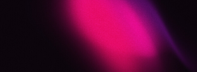 Wall Mural - grainy magenta pink purple black noisy backdrop background, dark vibrant gradient color banner desig