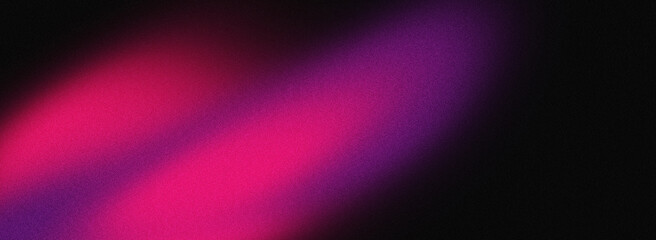 Wall Mural - grainy magenta pink purple black noisy backdrop background, dark vibrant gradient color banner desig