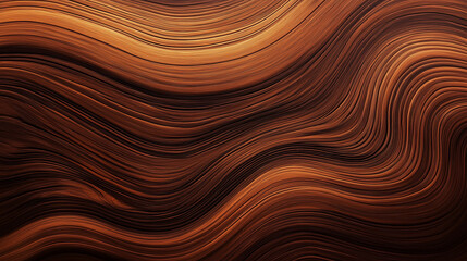 Aufkleber - Brown wavy lines creating an abstract striped background