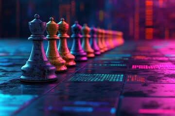 Aufkleber - the finance business investment strategy is marked by intense competition, utilizing big data analyt