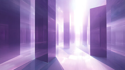 Poster - Purple abstract background with light emanating from the center creating a mesmerizing visual effect