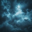 © Textures & Patterns - Dramatic sky full of storm clouds. Gloomy scene with an impending rainfall.
