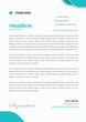 © AHDAFF - Letterhead Modern business and corporate template Professional creative business a4 document identity