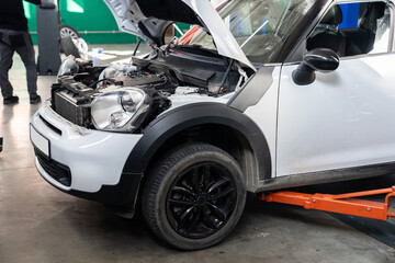 Poster -  Car service workshop. Car repair