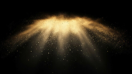 Poster - Ethereal background of floating dust motes and subtle light beams