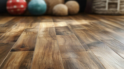 Poster - Elegant acacia wood texture with fine dark lines for interior design and flooring concepts