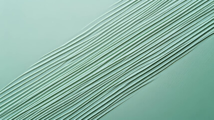 Poster - Fine ribbed green textured paper for creative background and design