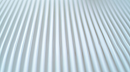 Poster - Textured horizontal ribbed white paper background for design projects