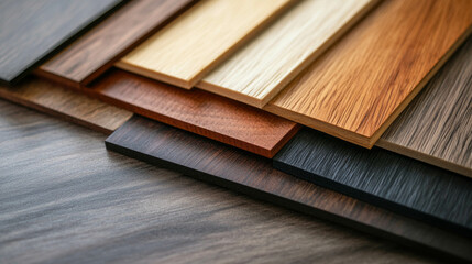 Poster - Diverse mdf textures with subtle grain perfect for interior design and craft projects