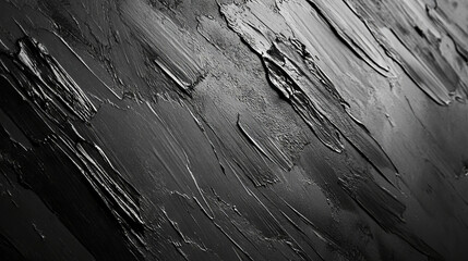 Poster - Abstract textured black paint on mdf surface for artistic design