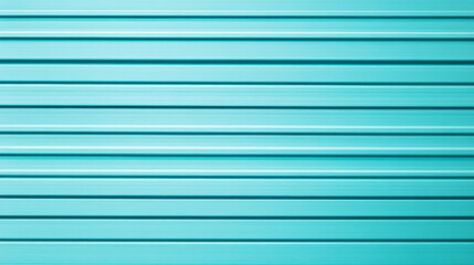 Poster - Neon cyan ribbed plastic texture for modern design and background projects