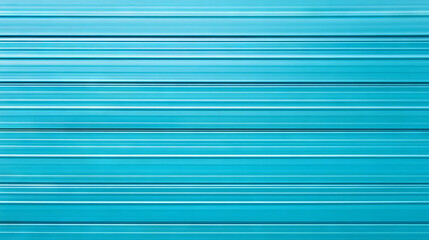 Poster - Vibrant cyan neon ribbed plastic texture for modern design and creative backgrounds