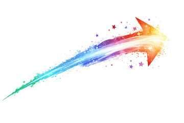 Poster - 3D rainbow arch and its potential uses in graphic design.