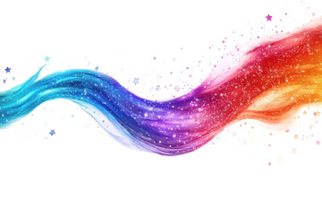 Poster - 3D rainbow arch and its potential uses in graphic design.