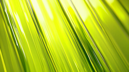 Poster - Vibrant neon chartreuse plastic texture with sharp ribbed pattern for modern design