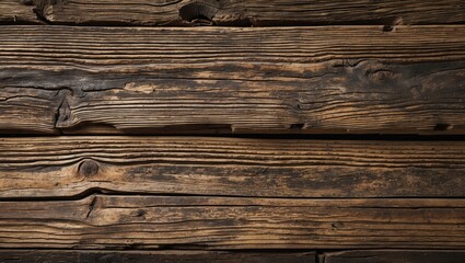 Poster - Detailed vintage wooden texture with natural grain patterns and rich patina ideal for rustic backgrounds and design projects.