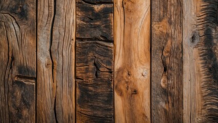 Poster - Natural Wooden Plank Texture for Background Design and Creative Projects in Various Applications