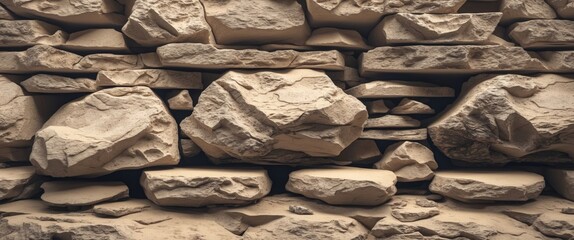 Poster - Sandstone texture seamless pattern with neutral tones ideal for wallpaper design or background applications in various creative projects