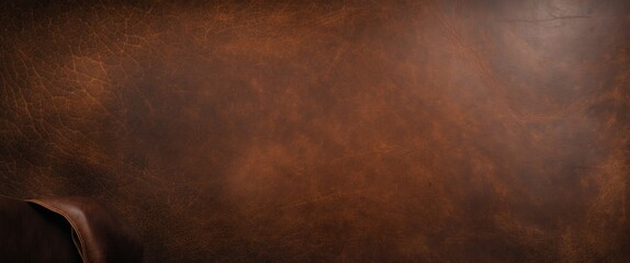 Poster - Textured vintage brown leather background with warm tones and natural imperfections suitable for luxury design projects.