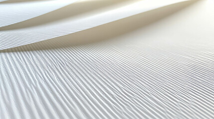 Poster - Texture of vertical ribbed white paper with subtle light and shadow pattern