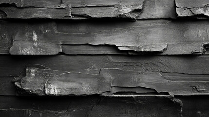Poster - Textured wall with thick horizontal molding for architectural design