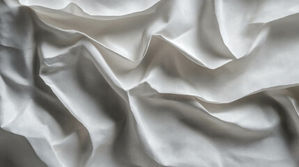 Poster - Abstract texture of wavy ribbed grey paper with soft shadow for design projects