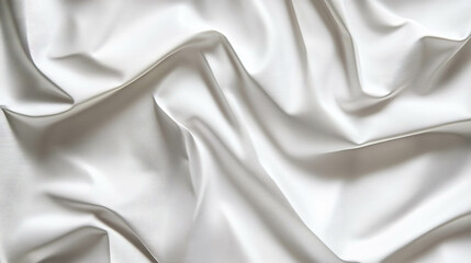 Poster - Textured white creased paper with sharp folds for design and background use