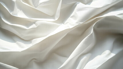 Poster - Abstract design texture of white folded paper with crisp creases for creative background