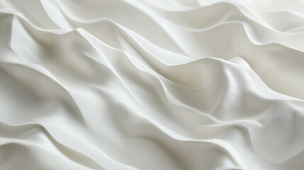 Poster - White wrinkled paper texture with fine details for creative design and background use