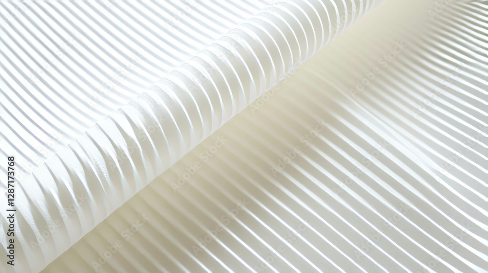 Textured Ribbed Paper Colourfull Ribbed white paper texture with widely spaced lines for design and ...