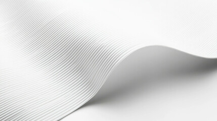 Poster - Texture of widely spaced ribbed white paper for design and craft projects