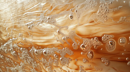 Poster - Texture of wood combined with clear resin and light for artistic design