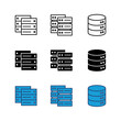 © AAVAA - Database icon set. database vector icon