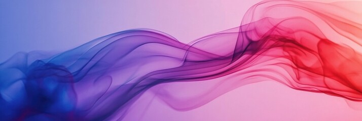 Fototapete - Colorful swirls of smoke flow gracefully through the air creating a mesmerizing abstract pattern at sunset. Generative AI