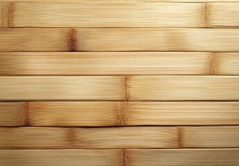Poster - Light and Smooth Bamboo Planks Background Perfect for Natural, Eco-friendly Designs and Sustainable Projects in Interior and Exterior Spaces
