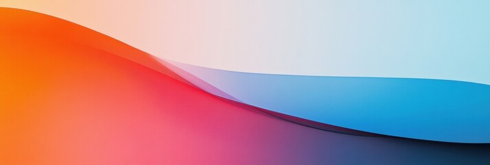 Fototapete - Colorful wavy patterns create a vibrant abstract background for design and creativity. Generative AI