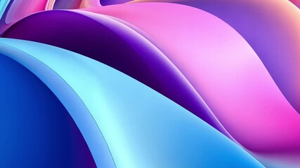 Wall Mural - abstract background with colorful waves