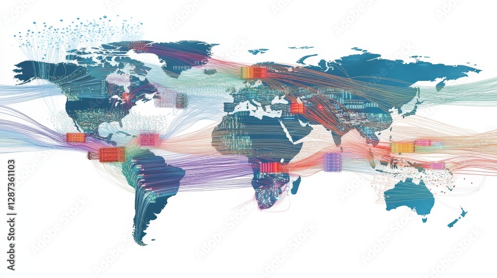 Mapping data flow interactive digital overview virtual environment data ...