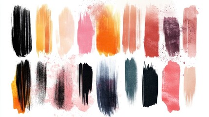 Poster - Creating vibrant watercolor art studio digital artwork artistic space close-up bold brush strokes for modern aesthetics