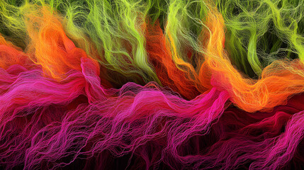 Poster - Colorful background featuring a variety of different colored lines in an abstract design