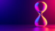 © Abul - Pink And Blue Hourglass In Neon Light