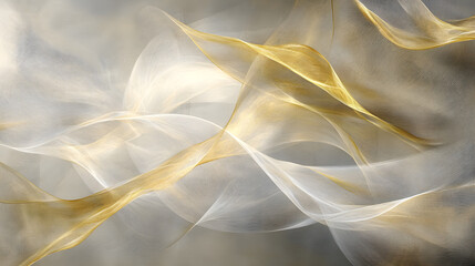 Poster - White and gold abstract background with soft textures and gradients for design and art projects