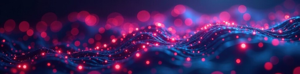 Intricate fiber optic network, illuminated backdrop , macro, art, wires