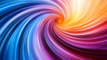 Poster - Abstract background featuring a vibrant colorful swirl in a dynamic artistic design