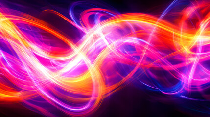 Poster - Abstract background featuring colorful lines in various patterns and shades creating a vibrant visual effect