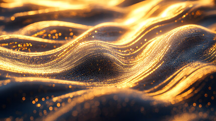 Poster - Close up view of a wave crashing onto the shore creating foam and splashes in natural light